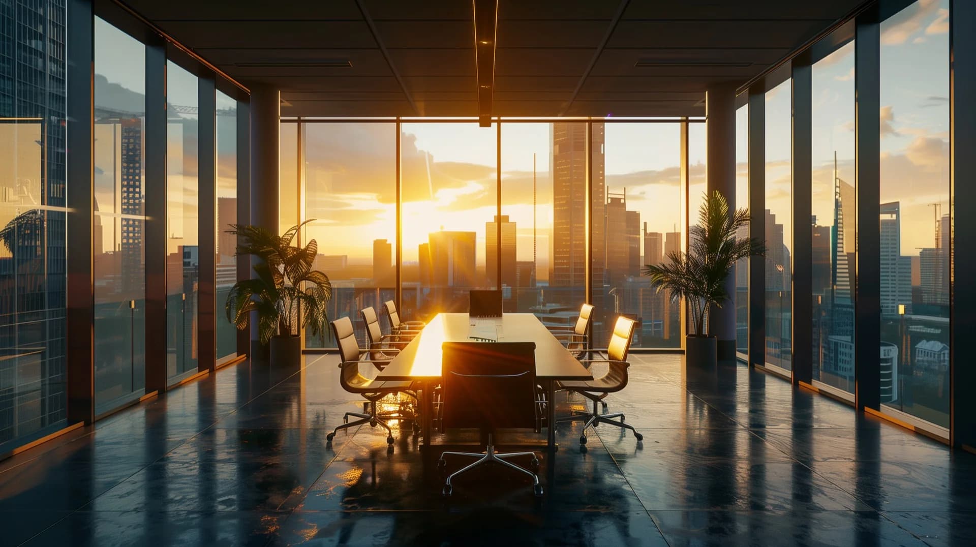 Business owner preparing for sale, working at desk